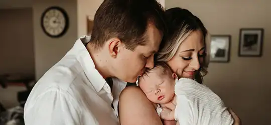 muir family with infant