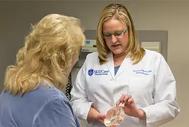 Christina Plikaitis, MD gives consultation