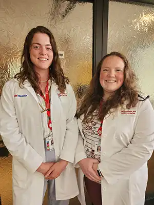 new residents in labcoats