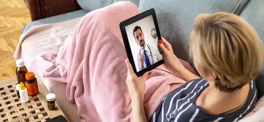 E-visits and video visits are fast and convenient options for expert care