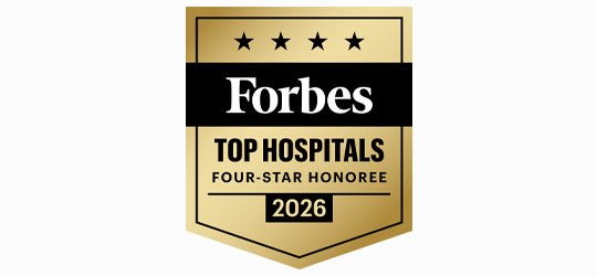 2026 Forbes Top Hospital | Four Star Honoree