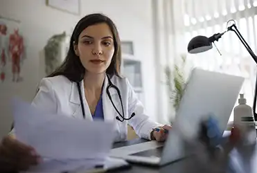 community doctor using EpicCare Link to access information