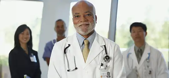 group of providers smiling