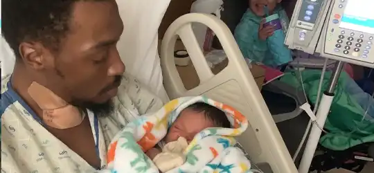 Ja’Ron’s journey from life support to new dad