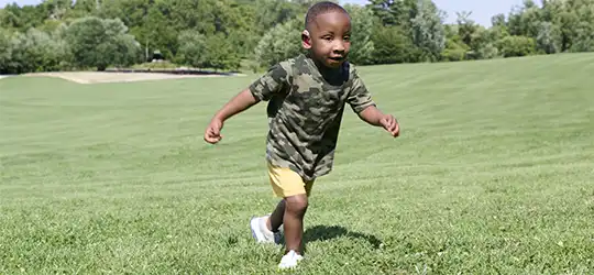 TJ Williams running in park