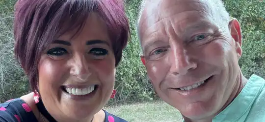 Patient Nicole Hudson and Husband