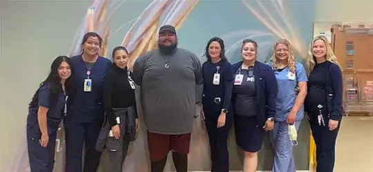 Jacob Ruiz and the team at SSM Health St. Mary's Hosptial - Janesville