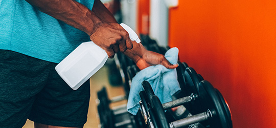 How germy is your gym?