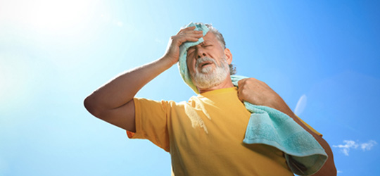 As temperatures rise, so does potential of heat exhaustion