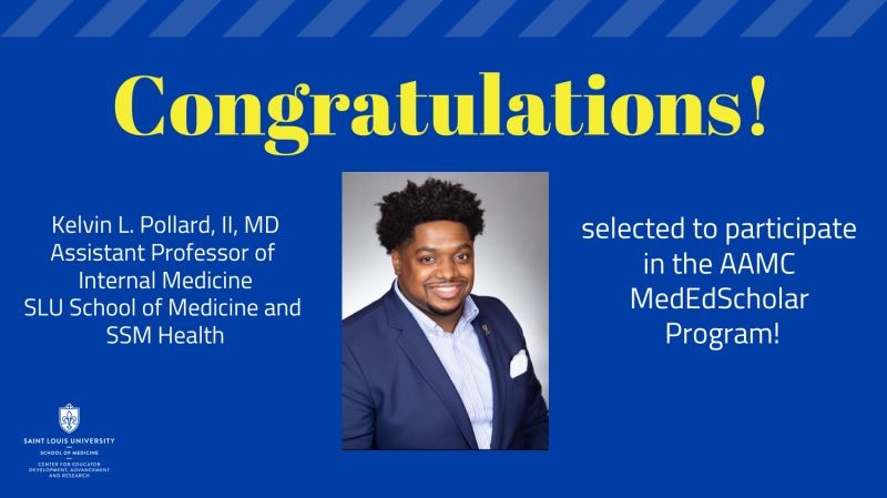 Kelvin Pollard AAMC MedEd Scholar