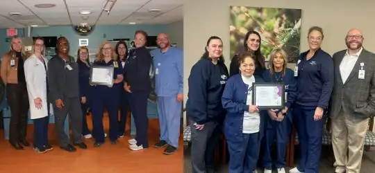 SSM Health St. Mary’s Hospital – Centralia Wound Care Clinic staff and hospital leadership