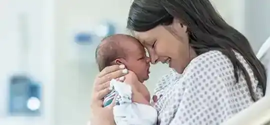 Mother and Newborn Baby