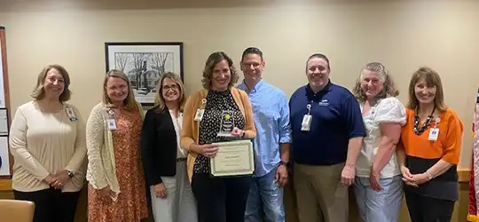 julia and group rural health ambassador award