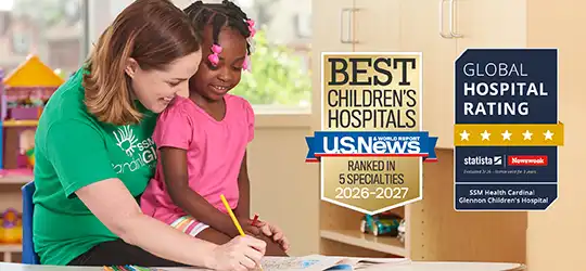SSM Health Cardinal Glennon Hospital is a U.S. News & World Report Best Hospital + a Newsweek 5 Star Hospital
