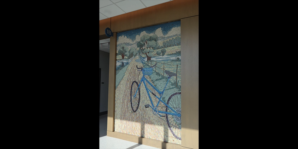 Mosaic of bike