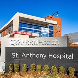 SSM Health St. Anthony Hospital - Oklahoma City exterior.